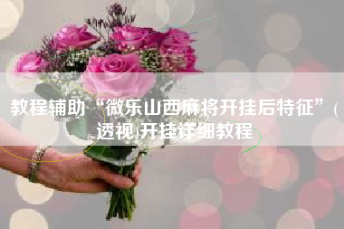 教程辅助“微乐山西麻将开挂后特征	”(透视)开挂详细教程