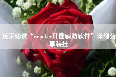 玩家必读“wepoker开挂辅助软件”详细分享装挂