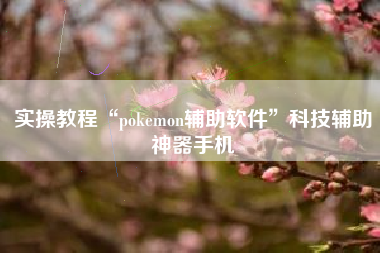 实操教程“pokemon辅助软件	”科技辅助神器手机