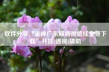 软件分享“雀神广东麻将微信挂免费下载”开挂(透视)辅助