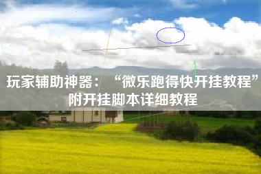 玩家辅助神器：“微乐跑得快开挂教程	”附开挂脚本详细教程