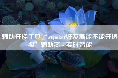 辅助开挂工具“wepoker好友局能不能开透视	”辅助器 - 实时智能