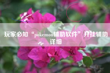 玩家必知“pokemon辅助软件”开挂辅助详细