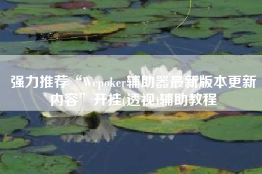 强力推荐“Wepoker辅助器最新版本更新内容”开挂(透视)辅助教程