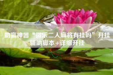 助赢神器“微乐二人麻将有挂吗	”开挂辅助脚本+详细开挂