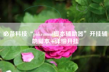 必备科技“pokemmo脚本辅助器”开挂辅助脚本+详细开挂