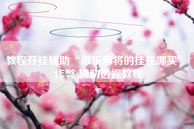 教程开挂辅助“微乐麻将的挂在哪买”(作弊)辅助透视教程