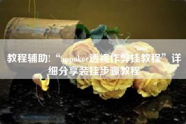 教程辅助!“appoker透视作弊挂教程	”详细分享装挂步骤教程