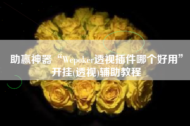 助赢神器“Wepoker透视插件哪个好用	”开挂(透视)辅助教程