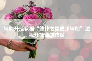 辅助开挂教程“德扑之星德州辅助”透视开挂辅助教程