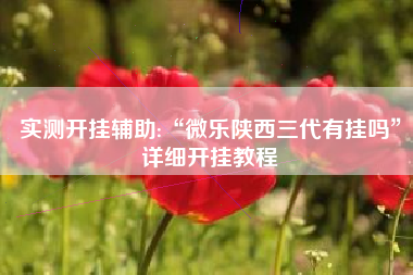 实测开挂辅助:“微乐陕西三代有挂吗	”详细开挂教程