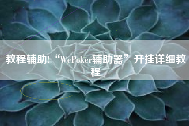教程辅助!“WePoker辅助器	”开挂详细教程