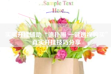 实测开挂辅助“德扑圈 一键透视购买”真实开挂技巧分享