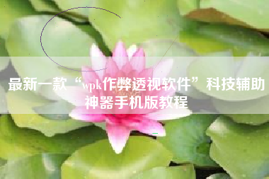 最新一款“wpk作弊透视软件	”科技辅助神器手机版教程