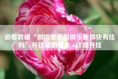 必看教程“微信里面的微乐跑得快有挂吗	”开挂辅助脚本+详细开挂