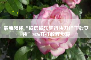 最新教你“微信微乐跑得快开挂下载安装”2026开挂教程步骤