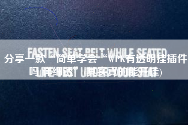 分享一款“简单学会“WPK有透明挂插件吗(详细透”(其实真的能开挂)