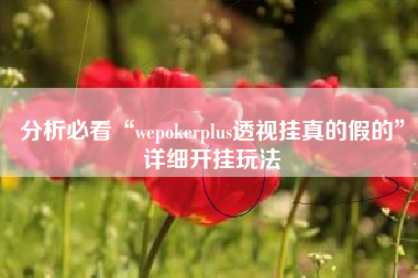 分析必看“wepokerplus透视挂真的假的	”详细开挂玩法