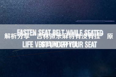 解析分享“吉林微乐麻将有没有挂”原来真可以开挂