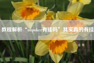 教程解析“uupoker有挂吗	”其实真的有挂