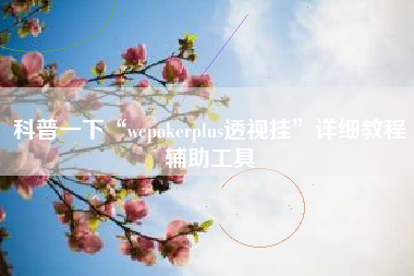 科普一下“wepokerplus透视挂	”详细教程辅助工具
