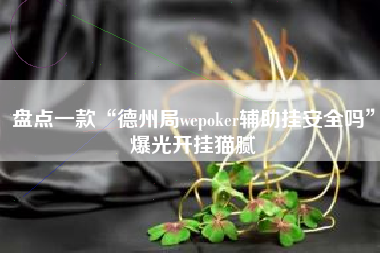 盘点一款“德州局wepoker辅助挂安全吗”爆光开挂猫腻