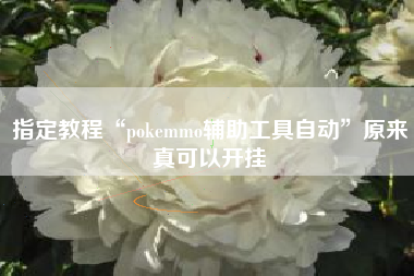 指定教程“pokemmo辅助工具自动	”原来真可以开挂